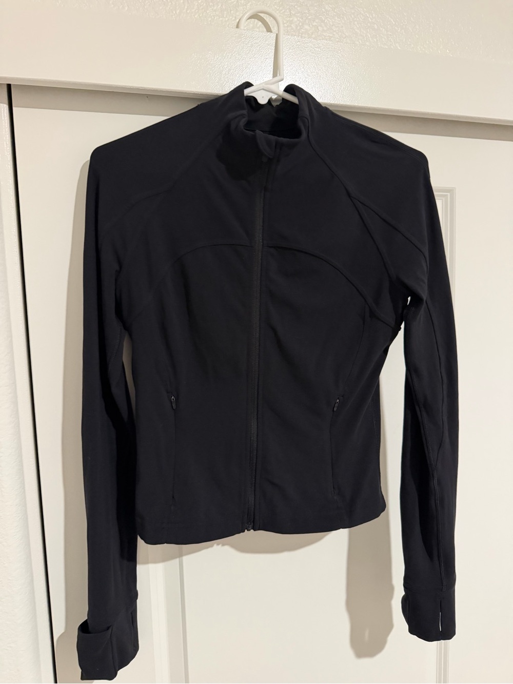 lululemon athletica Define Cropped Black Fitted Zip-Up Jacket Nulu - Picture 4 of 16